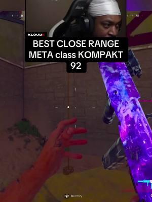 BEST SMG close range KOMPAKT 92 class @ the end #callofduty #callofdutywarzone #codwarzone #warzoneclips #kloudii #gaming 