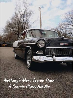 This chevy bel air was a classic but now that its got the corvette under the hood its a boss! Jusy one of the cars rilling across the auction block on Jan 11th #classiccars #classiccarsoftiktok #belair #chevy #customcar #restomod 