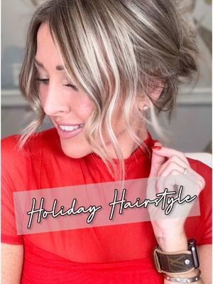 Easy holiday hair inspiration?! THIS IS IT 🎄 If you can do a ponytail, you can do this 🙌🏻  . . #holidayhair #holidayhairstyle #easyhair #easyupdo #easyhairstyles #easyhairtutorial #hairgoals #hairlove #hairinspo #holidayupdo #christmashairstyle #christmashair #hairideas #hairvideo #finehair #thinhair #mediumhairstyles #mediumhair #mediumhaircut #hairoftheday #everydayhair #hairoftiktok 