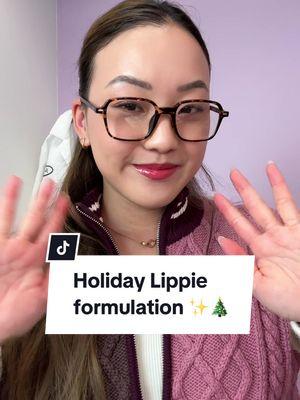 A little holiday lippie for your feed 😚🎄🎁✨ I’m getting back in the swing of things in the lab after being gone for so long! I love these little chit chat formulation videos so you’ll probably be seeing more of this in the new year!  Hope you all are having a fantastic holiday season so far! 💕 #cosmeticchemist #lipgloss #holidays #formulation 