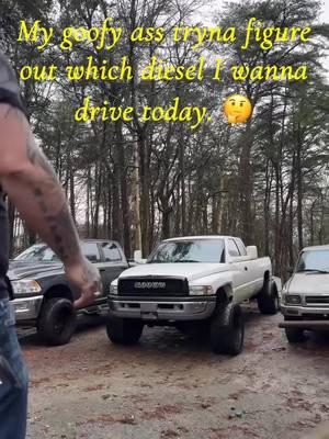 The smile on my face. 😁 #diesels #2ndgencummins #12valve #4thgencummins #67cumminsdiesel #decisions #decisions #aquarius #established #bluecollar 