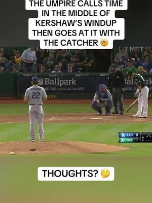 Thoughts? 🤔 #baseball #dodgers #athletics #umpire #ejected #sports #fyp 