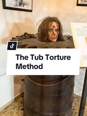 The Tub Torture Method #history #disturbing #fyp #history 