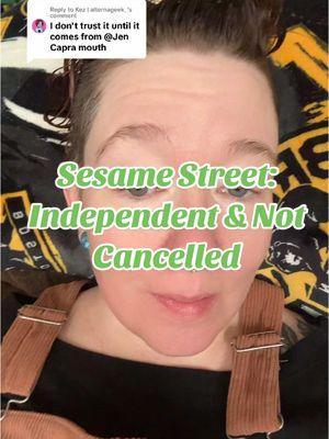 Replying to @Kez | alternageek_ Sesame Street is not being cancelled & HBO/Max/Warner do not & did not own it; they were just the distributor #sesamestreet #sesamestreetstories #writer #wga #setlife #muppets #henson 