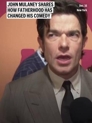 John Mulaney says his comedy has become “much less precise” since he became a father: “Ten percent less clever, but perhaps funnier.” #johnmulaney #fatherhood #comedy