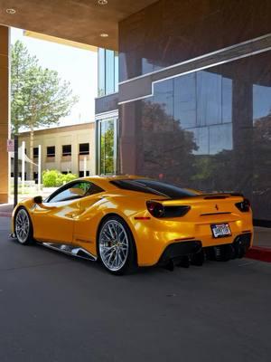 Exotic. • • • Custom Ferrari 488 GTB (IG 📸 @speedfxusa) #luxury #speed #luxuryspeed #ferrari #488 #gtb #widebody #turbo #pull #review #best #coolest #fastest #exhaust #revving 