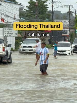 Enormous “high season” on paradise island #KohSamui #Thailand #flooding2024 #december2024 #peopleareawesome 