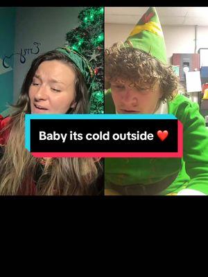 When @Firefighter1850 wants to hear baby it’s cold outside, he gets to hear baby its cold outside!!! #fy #fyp #foryou #foryoupage #babyitscoldoutside #buble #michaelbublé #singing #vocalist #vocals #jovie #buddy #elf #elves #itscoldoutside #music #karaoke #LIVEhighlights #TikTokLIVE #LIVE @Buddy The Elf 🧀✌🏻🧝‍♂️ 🎄🎅 i know youre so over me singing this song 🤣 I love it though 😂❤️🫶🏻❤️