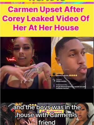 Carmen Upset After Corey Leaked Video Of Her At Her House 😳😳 #carmenpritchett #carmen #carmenelena #carmenandcorey #corey #blogger #influencer 