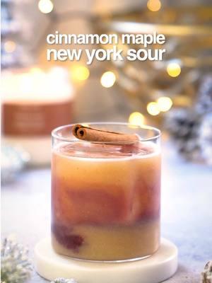 This Maple Cinnamon New York Sour is the cozy cocktail your fall evenings have been waiting for! But to make the best possible drink, you need to select the best possible spirit 🥃 luckily we have @Bottle Raiders to help with that! Bottle Raiders is the most trusted source of liquor recommendations and reviews on the internet! You can simply scan a bottle in your cabinet or at the liquor store and instantly learn everything you need to know about that spirit. 🥃 CINNAMON MAPLE NY SOUR 🥃 - 2oz bourbon - ⁠1/2oz maple syrup - ⁠1oz lemon juice - ⁠dash of ground cinnamon  - ⁠1 egg white - ⁠1/2oz red wine In a cocktail shaker, combine bourbon, maple syrup, freshly squeezed lemon juice, ground cinnamon and an egg white. Dry shake, then add ice and shake again. Strain into a rocks glass with ice. Using a bar spoon, slowly top with red wine.  21+ to enjoy 🥃 #bottleraiders #newyorksour #nysour #whiskeysour #whiskey #bourbon #cocktail #cocktails #fall #fallcocktail #fallcocktails