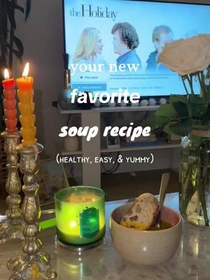 Ive made this soup recipe 4x in one week! You can easily make it vegetarian too! #soup #healthysoup #souprecipe #detox #detoxsoup #tumeric #ginger #yummyrecipe #EasyRecipe 