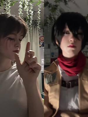 #duet with @ella 🍉i wish tiktok would let you edit duets 😭 #anime #aot #attackontitan #erenjeager #erencosplay #erenjeagercosplay #mikasaackerman #mikasacosplay #aotcosplay #attackontitancosplay #animecosplay #cosplay #fy #fyp 