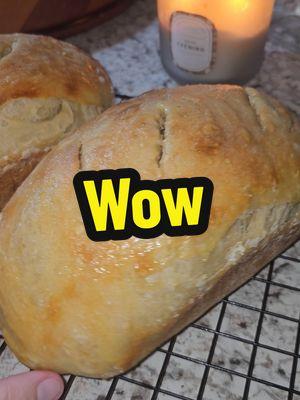 Someone pinch me 🤯 this is my 2nd time ever making sourdough bread & she's perfect 😭 #sourdough #sourdoughbread #sourdoughbreadbaking #sourdoughstarter #baking #kentucky #bread #kneading 