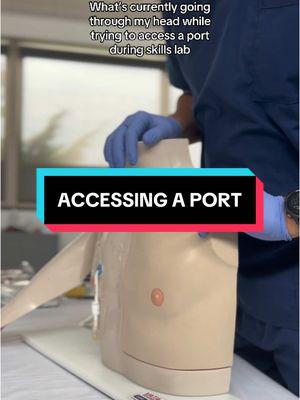 Access a port with us during sim lab! (Warning: this song will be stuck in your head all day if it isn’t already 😂) #port #chestport #medicine #accessingaport #accessingmyport #nursesoftiktok #chestportlife #cancer #chronicillness #portcath #portcatheter #cancer #healthcaresimulation #simlab #nursingpractice #nclexprep #medicalassistant #medicationadministration #implantedport #suitcase #barrontrump #ilikemysuitcase #sonicmovie3 #drones #ufo #christmasparty #catchysong 