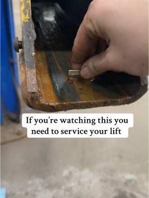 Replying to @Nick Kibby  Nothing better than a lift that moves smoothly #automotive #mechanic #autotech #service #independentshop #autoshop #girlmechanic 