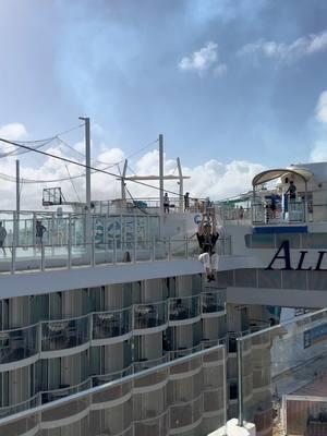 The Allure of the seas, you’re amazing! @Royal Caribbean #royalcaribbean #worldcruise #allureoftheseas #rockcliming #travel #worldtravel #cruise 