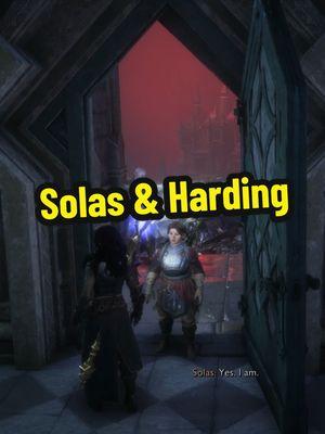 I will say that Solas sounds genuinely apologetic about his actions. Especially about Varric. Harding is right though to read him the right act. You've done some shitty things Solas. #dragonage #dragonageveilguard #bioware #solas #dreadwolf #thedreadwolfrises #fenheral #laceharding 