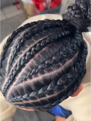 POV: your girlfriend braids you up❤️‍🔥 #antandness #braids #braidedhair #manbun #menwithbraids #viral #hair #hairstyle 