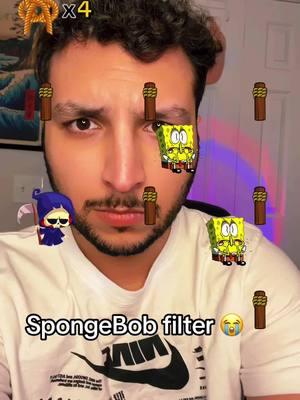 Spongebob filter makes no sense 😭 #spongebob #filter #game #filterchallenge 