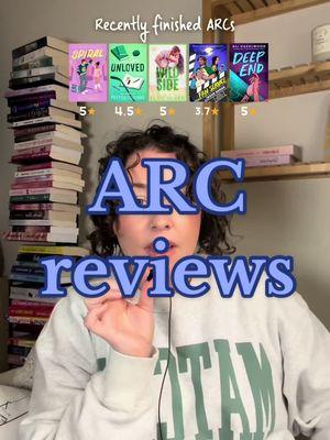 Sorry this is so long 🤷🏻‍♀️ and thank you to @berkleypub for thr ARCs !! #berkleypartner #bookreview #deepend #alizhazelwood #elsiesilver #rosiedanan #peytoncorinne #balkhabra #BookTok #2025bookreleases 