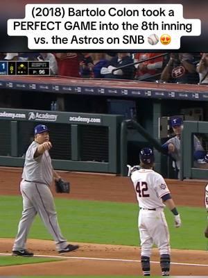 Bartolo Colon was something special ⚾️💯 #baseball #sports #perfectgame #bartolocolon #astros #rangers 