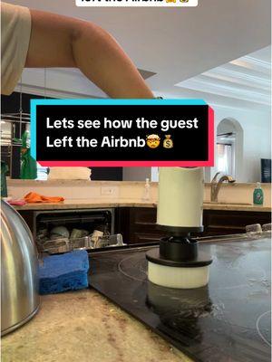 Lets see how the guest left the airbnb💰💰#airbnbcleaning #CleanTok #cleaningtips #cleaningtiktok #dovety #airbnbtips #cleaninghacks #cleaning #airbnbcleaner 