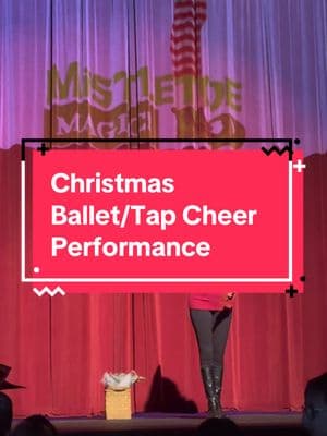 Have you been to a Christmas performance? How many of them is your child part of?  This is the first of many i alreayd know. #christmas  #christmastiktok #cheerleading #cheermoms #ballet #tap #tapdancer #balletdancer #cheerleadersbelike