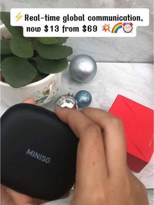 High recommend this wireless earbuds #miniso #aitransformation #minisoheadphones #translationearbuds #overtheearheadphones #headphones #earbuds #christmas 