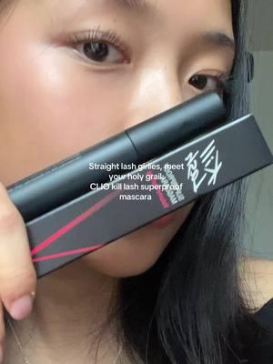 Gifted by Clio No more droopy lashes here with the KILL LASH mascara @cliocosmetics_global #killlashmascara #clioeyeliner 