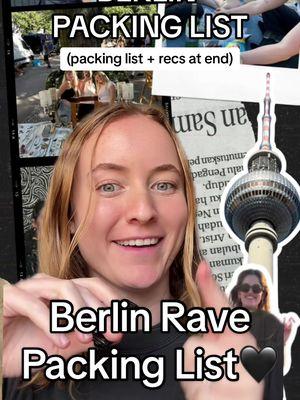 How to pack for Berlin (packing list & shopping recs at end) 🖤 #creatorsearchinsights #berlin #kitkat #berghain #rave #berlingermany #berliner #techno 