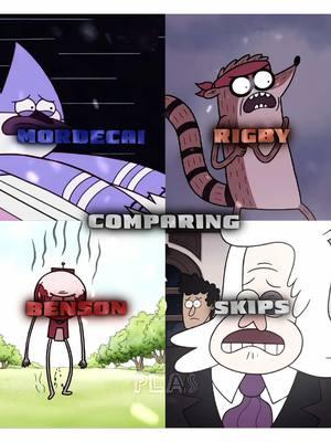 plasmas 17/31 #idk_plas #mordecai #rigby #benson #skips #regularshow #cartoon