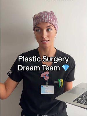 Plastic Surgery Dream Team💎Who doesnt love meeting kind, welcoming, and humble staff?!  We should all strive to be this way!  (PART 2) #cst #surgicaltechnologist #scrubtech #surgicaltech #scrublife #surgery #surgerytiktok #foryoupage #nursesoftiktok #nurse #healthcarehumor #plasticsurgery #plasticsurgeonsoftiktok 