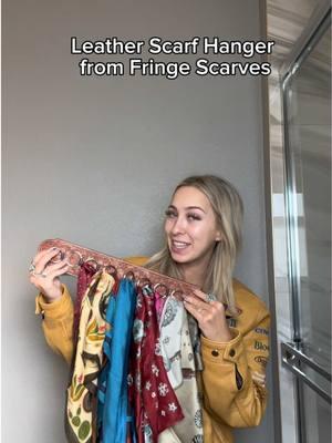 The life saver you didn’t know you needed 🙌🏼 #FringeScarves  has the PERFECT organizer for all your scarves, wild rags, twillies, etc!  #fyp  #westernstyle #westernfashion #cowgirlfashion #txgirls #texasgirls