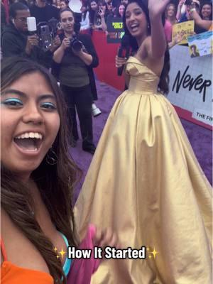 #neverhaveiever thought I go from #fanpit to #working the carpet with #maitreyiramakrishnan 🤩 #adventureswithsun  #howitstartedvshowitsgoing #premiere #redcarpet #hawaiigirl #thingstodoinla #la #celebsightings #devivishwakumar #unforgettablegala #unfo #hawaiigirl #entertainmentmarketing 