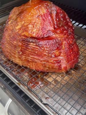 Now this is what I want when I sit down for Christmas dinner! Double smoked ham with a brown sugar and bourbon glaze! Yall really gotta try this one! #ham #holiday #christmas #christmasdinner #dinner #smokedham #bourbon #brownsugar #smokedmeat #meat #easy #EasyRecipe #doublesmokedham #christmasmeal #easydinner #grillagrills #heathrilesbbq #sogood #tasty #delicious #yummy #grill #grilling #grilled #food #Foodie #cook #FoodTok #cooktok #fy #fyp #fypシ @Heath Riles BBQ 