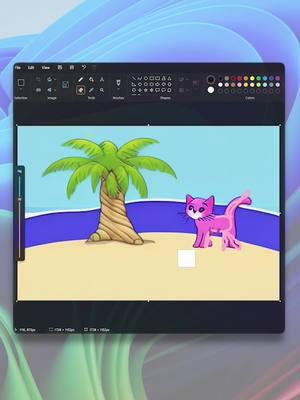 ur the van gogh of Paint now #Windows11 #CopilotPCs #AI 