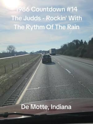 Top 100 Country songs of 1986 and views from my office #genx #cdtfamily #countdown #countrymusic #indiana #thejudds #wynonna @Wynonna Judd 