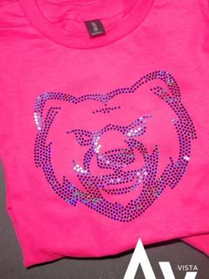 When your girls are Swiftie's and also Bears fans.... You take advantage of #4 #acunavista #spangle #swiftie #beardown #pink #sparkle 