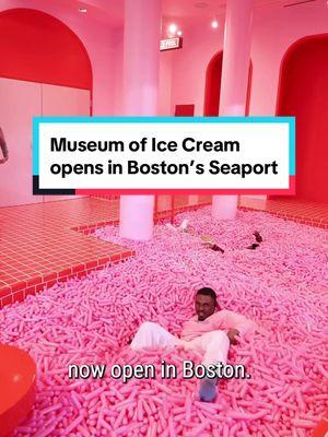 Would you try lobster ice cream? 🍦🦞 You now can, at the new @museumoficecream in Boston's Seaport. The colorful and immersive Museum of Ice Cream opened on Dec. 14 after two years of construction and design. Boston visitors will get five sweet treats with the price of admission, including lobster ice cream, co-founder Manish Vora said. An on-site cafe will feature local ice cream shops and serve sundaes, milkshakes, ice cream-themed drinks, and beer and wine. The cafe will also offer treats from Friendly’s. Visitors can explore the museum’s version of Fenway Park, called “Fun Way Park,” which Vora called an ice cream carnival with a fun surprise treat and odes to the Green Monster and other aspects of the iconic landmark. Other exhibits include a Hallway of Freezers with 24 mysterious doors filled with secret passageways, interactive games, and surprises, as well as a ‘60s-inspired airline experience called the Cream Liner. Tickets must be purchased online and the timed-entry tickets are available. Once inside, guests can spend as long as they’d like and the experience typically takes about 90 minutes.  Read the full scoop at the link in our bio.✍️: Kristi Palma/Boston.com 🎥: Prince Wang, Maddie Mortell/Boston.com #BostonDotCom #MuseumOfIceCream #BostonThingsToDo #Seaport 