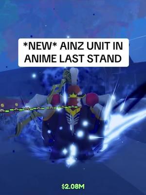 *NEW* AINZ UNIT IN ANIME LAST STAND! #fyp #viral #roblox #robloxfyp #robloxgames #robloxanime #animelaststand #ainz #overlord #overlordanime 