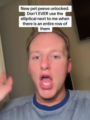 This is why i prefer to just go on a long stroll… #gym #petpeeve #annoying #noselfawareness #elliptical #nyc #cardio #annoyed #pissed #getawayfromme #yousmellbad #rant 