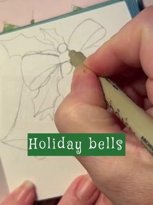 Tangled holiday bells 🥰✍️🔔 #fyp #fypシ #zentangle #outsidethelinz #SelfCare #selflove #drawing #bell #bells #holiday #christmas #christmasdrawing #pen #inkdrawing #pencil #tutorial #live #tiktoklive #anxietyrelief 