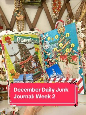 December Daily Jumk Journal: Week 2 🎅🏼 #journalwithme #christmasjournal #scrapbooking 