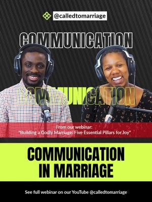 🔑 Clear Communication with Your Partner 🔑 Effective communication is vital in relationships! Let's break down some key points: ✅ Communicate Values: Share your true values—honesty is key. ✅ Be Transparent and Vulnerable: Open up to ensure seamless information exchange. ✅ Active Listening: Listen carefully and seek clarity. ✅ Exchanging Ideas: It's all about sharing thoughts, feelings, and information. ✅ Intimacy Growth: Honest communication builds trust and intimacy. ✅ Practice Makes Perfect: Communicate more to become better at it. Over communicate, stay connected, and build a stronger relationship! 💬 What's been the toughest challenge you've faced when it comes to communication? Share in the comments. Thanks!  #calledtomarriage #mindsetsinmarriage #communication #marriage #Relationships #conflictresolution #transparency #Love #family #fyp