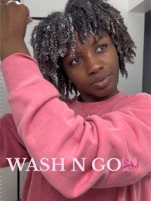 attempting my first ever wash n go on 4c hairrr🫣 @Hairitage by Mindy #washngo#4chair#naturalhair