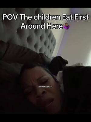 🗣️Idgaf what nobody says the kids eat FIRST!🤷🏾‍♀️End of conversation!😌 #iamtherealamaya #tiakemp #tiakemplive #tia #yuntie #yuntietia #rickrossbm #kidseatfirst @yuntietiaback 