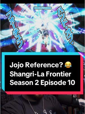 Shangri-La Frontier, always a great watch 🔥 #shangrilafrontier #shangrilafrontierseason2 #anime #animetiktok #animerecommendations #actionadventure #fantasyanime #videogameanime #animereaction #itsdavetv 