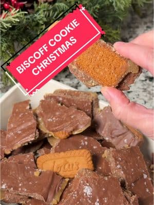 You NEED to make this Cookie Butter Christmas Crack 🎅 #candytok #holidayrecipe #christmascrack #biscoff #dessert 