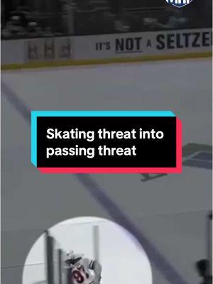 A skating threat turns into a passing threat from pulling the defense away ✅ #hockey #training #maphockey #micdup #mapiq #hockeyfamily #hockeykids #minnesotahockey #mnhockey #hockeytraining 