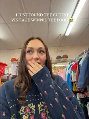 like are you joking?!?! I bought them for $3! #thrifting #thriftfinds #vintage #winniethepooh #pooh #motherhood #thriftingtiktok #vintagefashion 